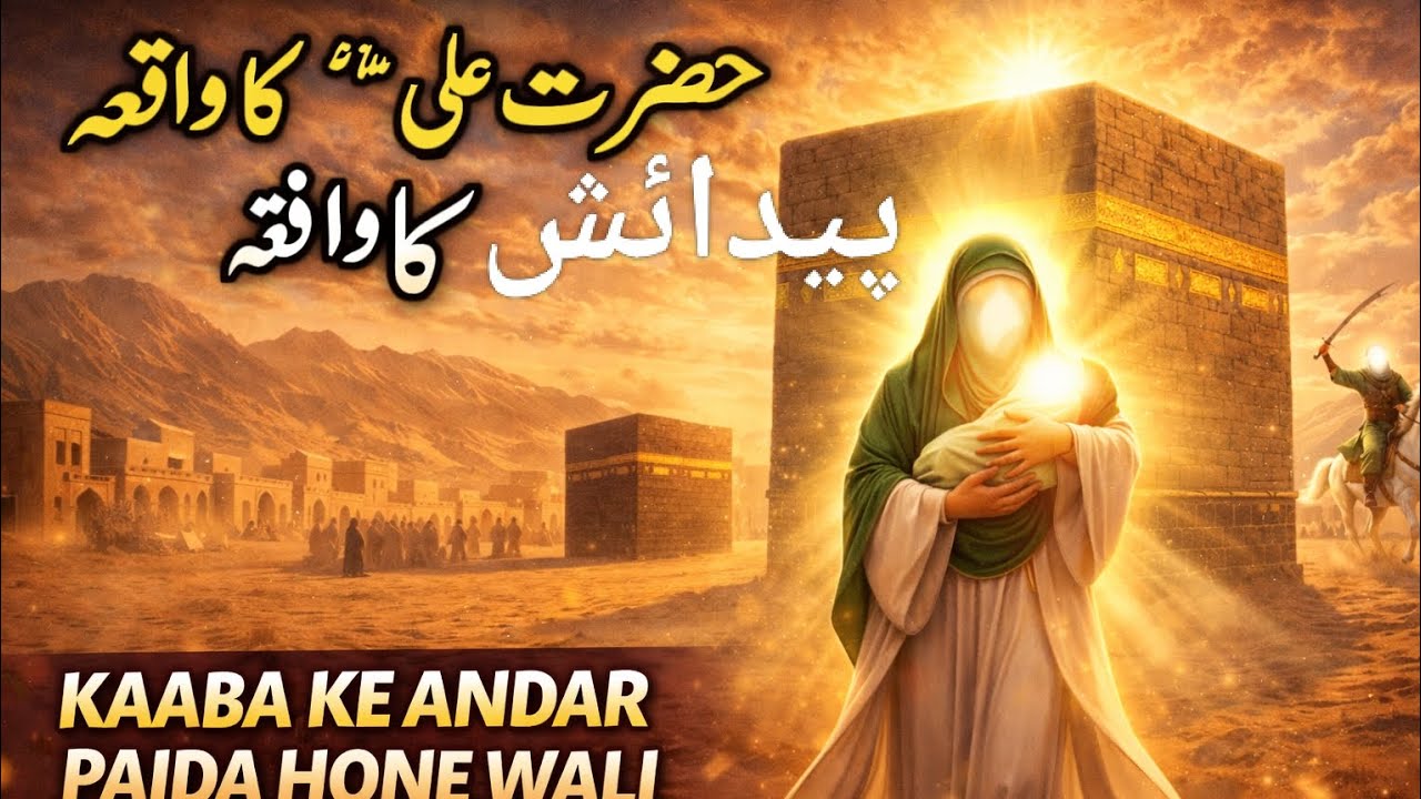 Hazrat Ali (RA) Ki Paidaish Ka Waqia Kaaba Ke Andar Paida Hone Wali Azeem Shakhsiyat Islamic History