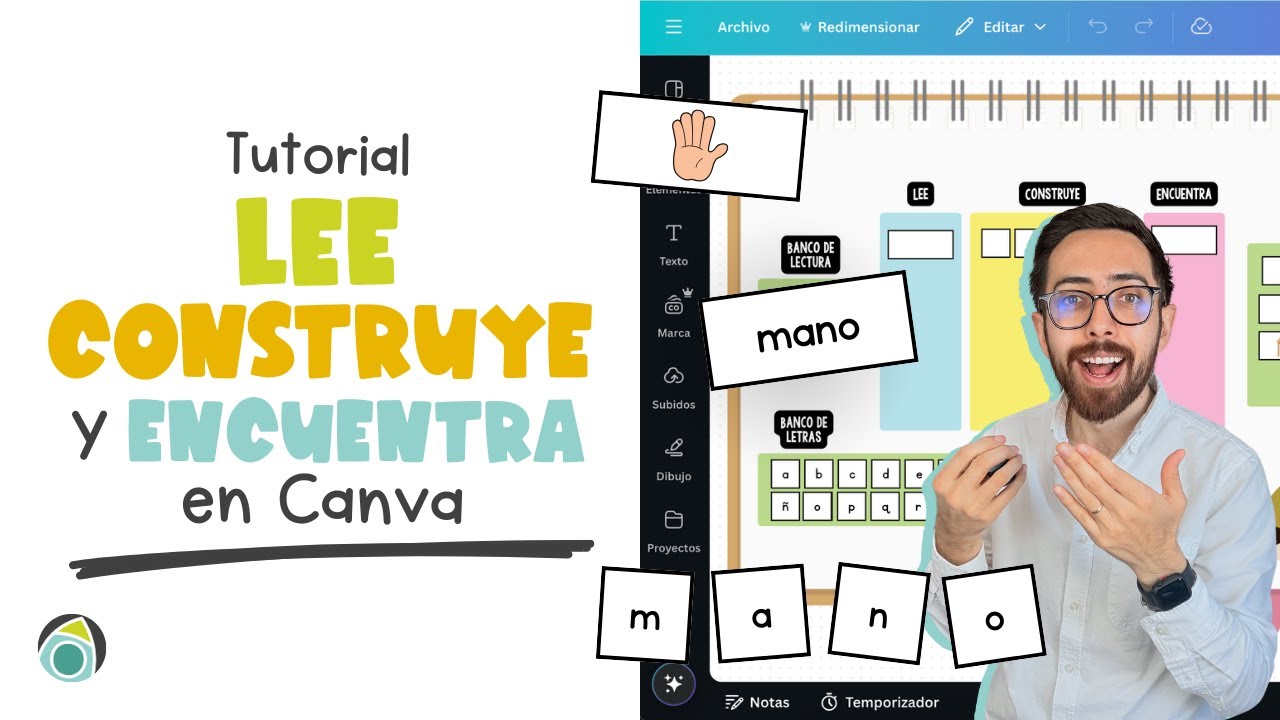 Estrategia Leo, Construye Y Encuentra en Canva | Tutorial