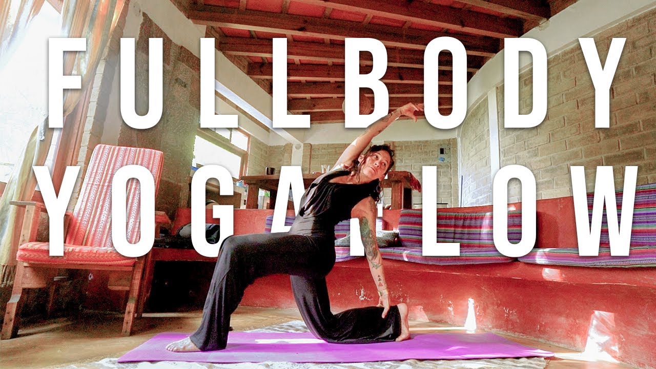 FULL BODY YOGA - 20 min Total Body Yoga Stretch Routine for Strength, Flexibility, & Stress Relief