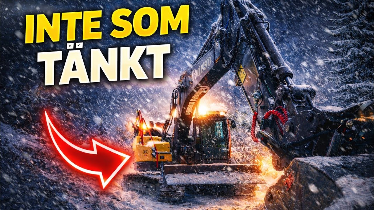 KAOS OCH ELÄNDE! ALLT GÅR FEL | VOLVO ECR235EL