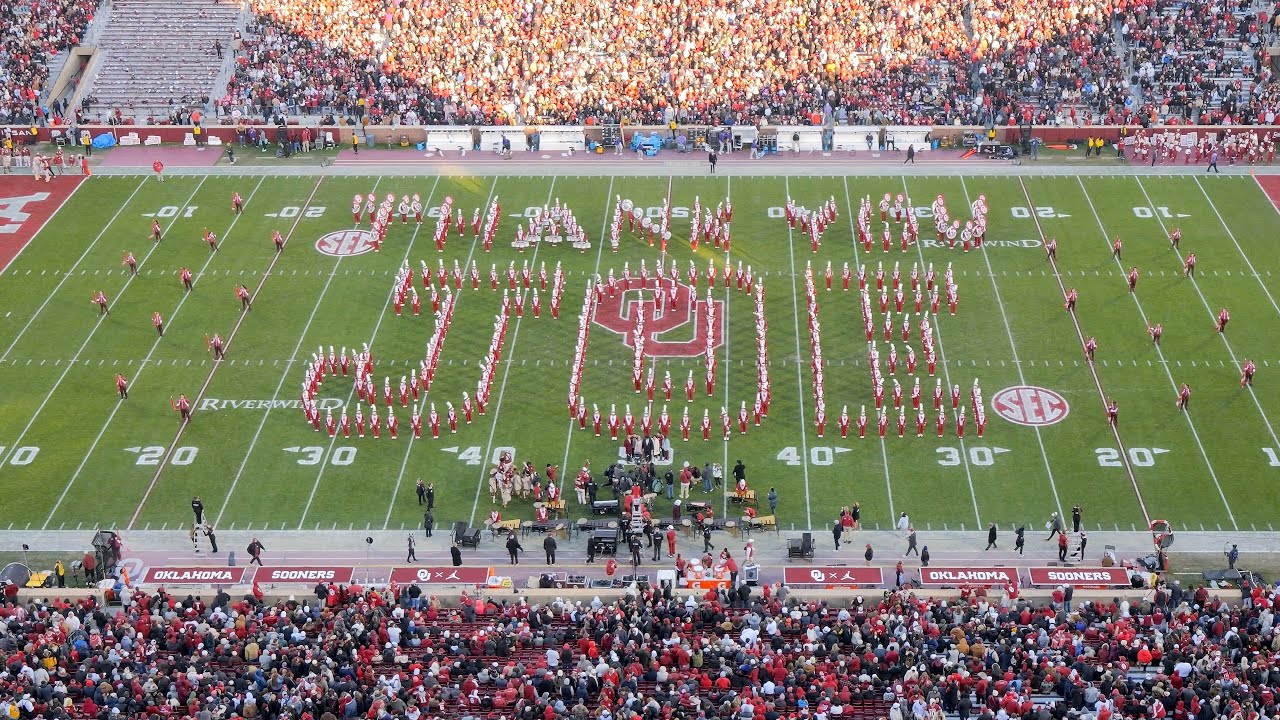 11-29-25 OU vs LSU Halftime - University of Oklahoma Marching Band
