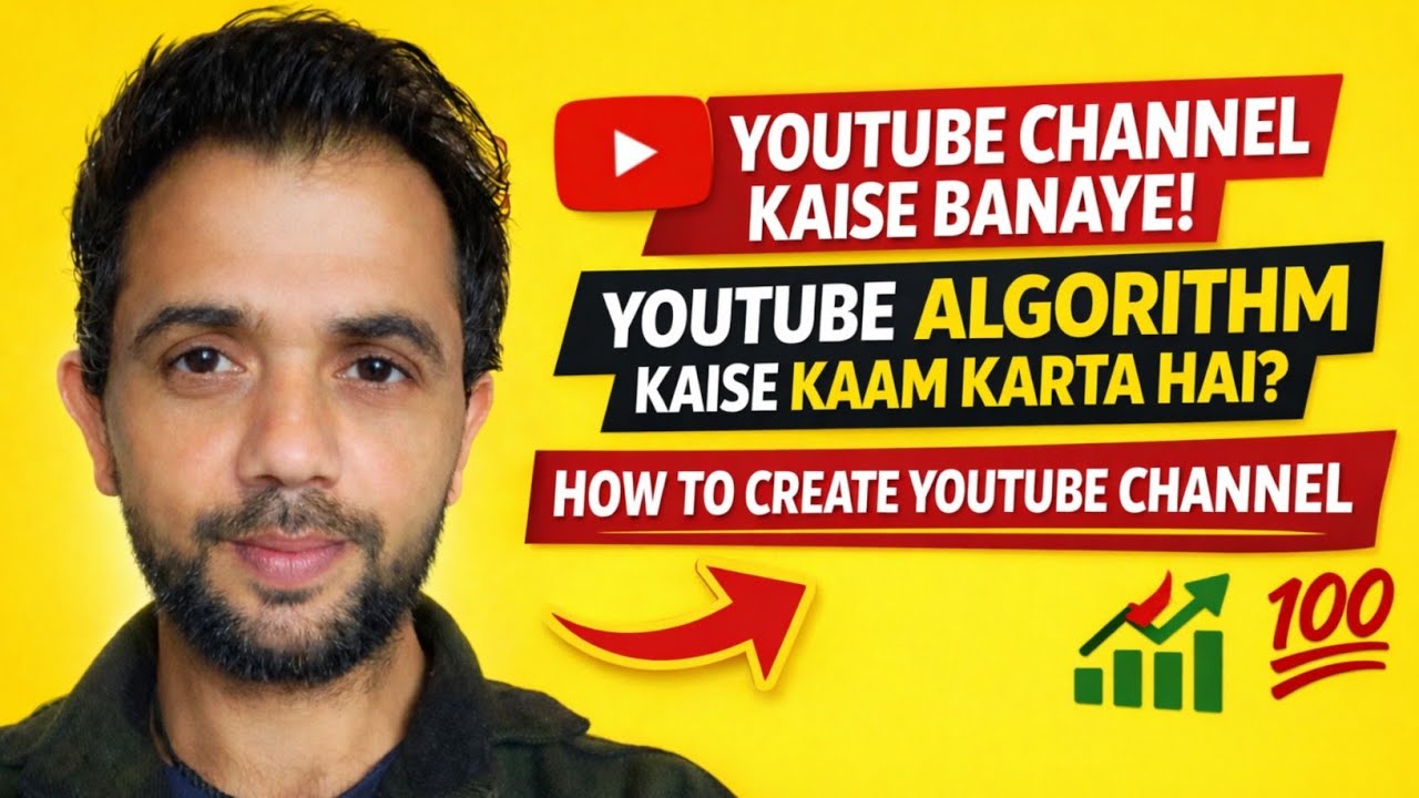 youtube channel kaise banaye | youtube algorithm kaise kaam karta hai | howto create youtube chaneel