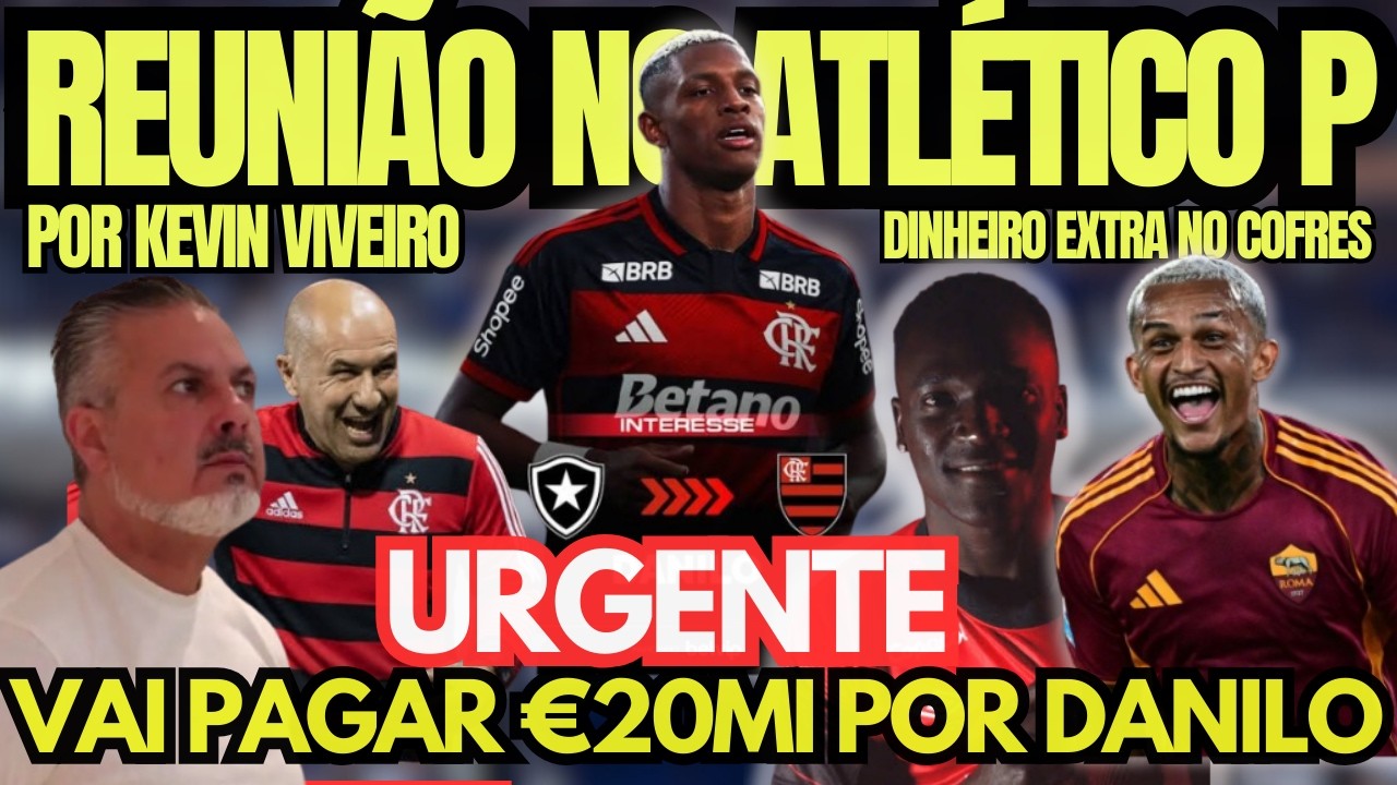 Reunião  marcada por Kevin viveiros ,Fla estuda proposta irrecusável por jogador do Botafogo