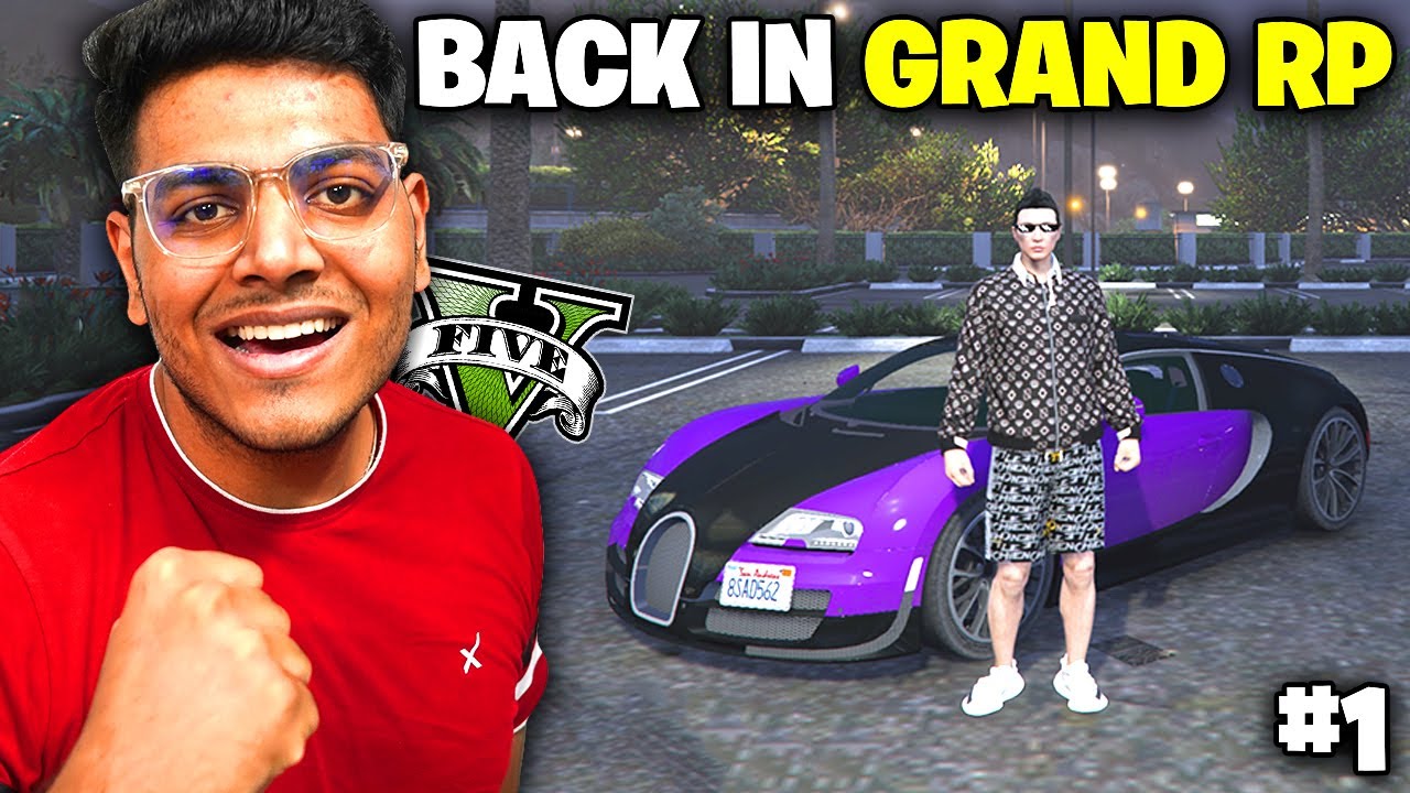 FINALLY!! I'm Back In GTA 5 Grand RP 🔥 | Lazy Assassin | GTA 5 Grand RP #1