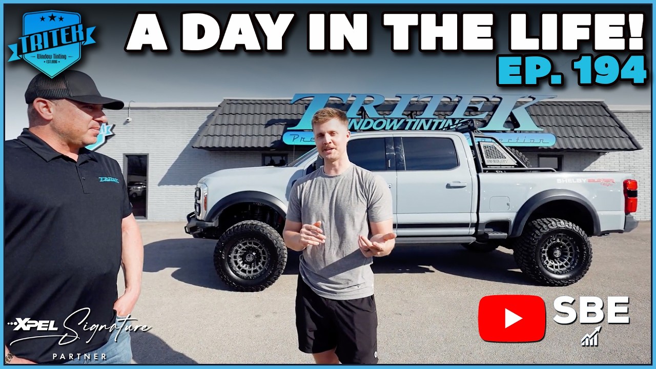 PPF & Tint For F-250 SUPER BAJA & More! | DAY IN THE LIFE EP. 194 | Tritek Tint & PPF Dallas