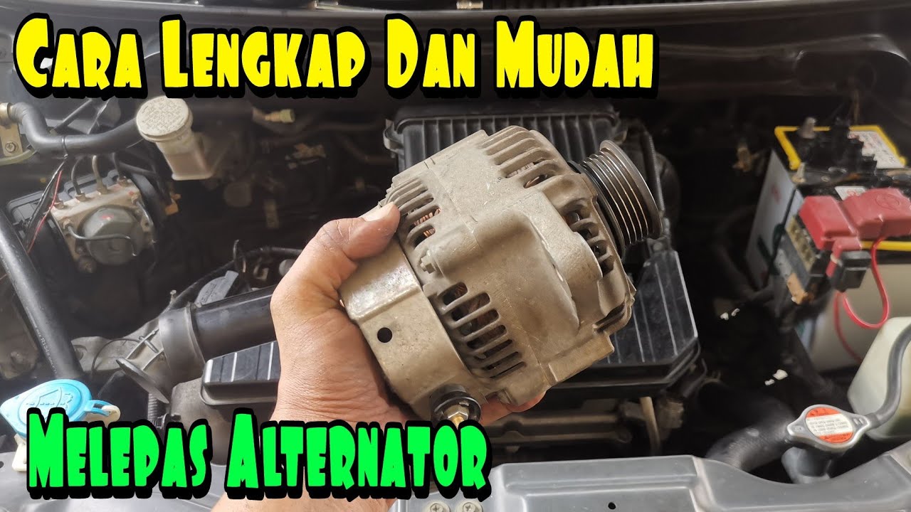 Tutorial Lengkap Melepas Dinamo Alternator Suzuki Ertiga