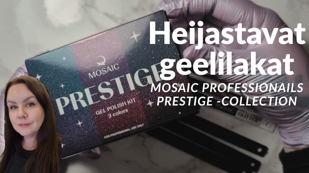 Heijastavia uutuuksia 2026! Mosaic gel polish -kokoelma Prestige