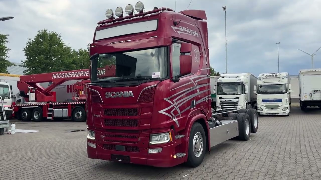 Scania R580 V8 Chassis Retarder 2018 our ref 32159