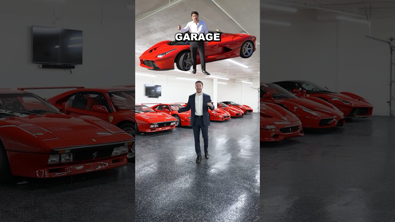 Замечена БЕЗУМНАЯ коллекция Ferrari Дэвида Ли! #ferrari #scuderiaferrari #supercars #supercarspots