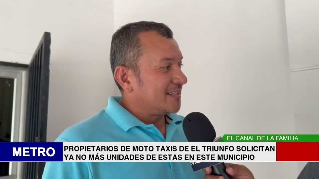 PROPIETARIOS DE MOTO TAXIS DE EL TRIUNFO SOLICITAN YA NO MÁS UNIDADES DE ESTAS EN ESTE MUNICIPIO
