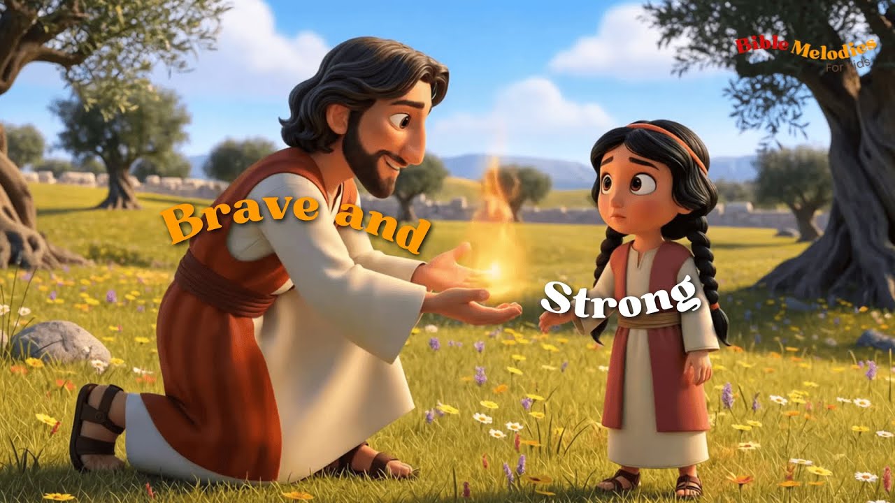 Brave and Strong | 2 Timothy 1:7 | Bible Verse Song for Kids | Christian Nursery Rhyme ✨🎶