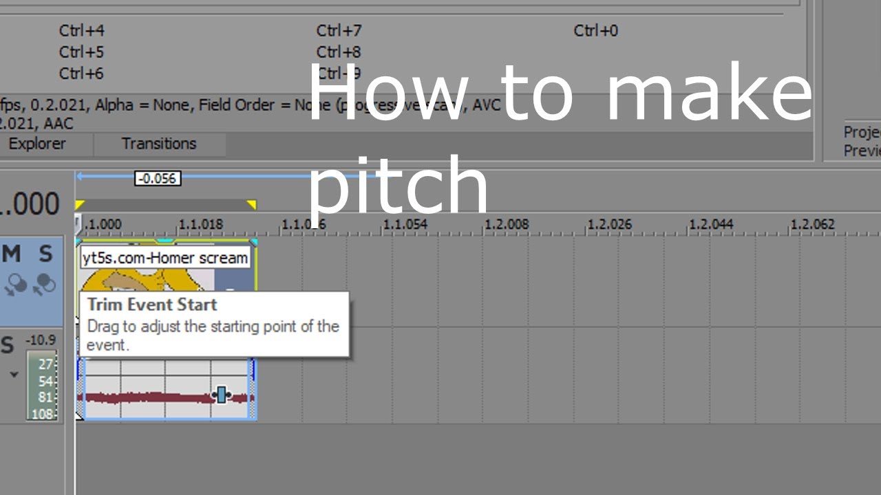 How to Make Pitch for Sparta Remix