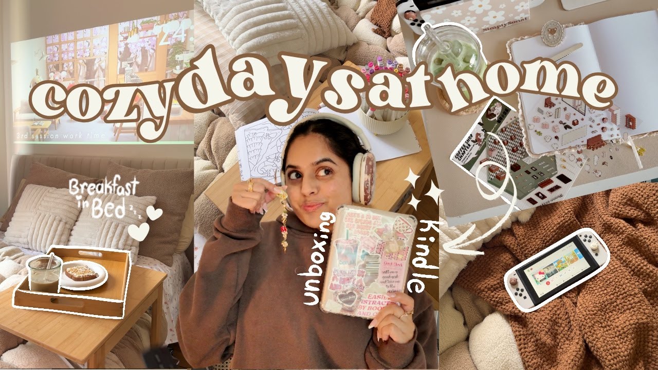 Cozy Home Vlog 🧸⚙️💫  Home Updates, Kindle Unboxing, Creator To Do's, Cozy Gaming & Hobbies