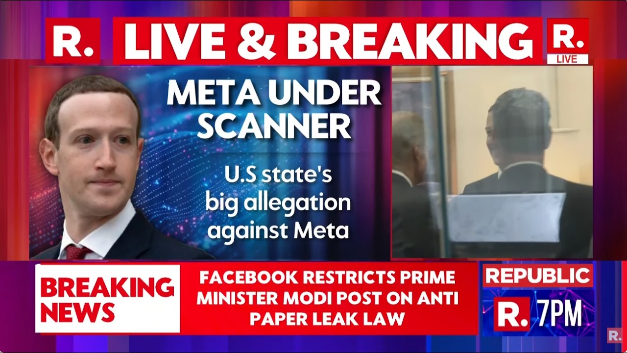 LIVE: Meta Restricts PM Modi&rsquo;s Post On Anti-India Paper Leak Law, Restored After Govt Intervention