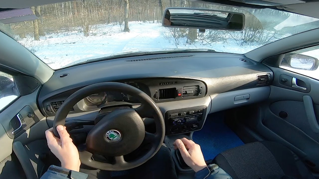 2002 Skoda Octavia Classic POV test drive | Шкода Октавия тест драйв от первого лица