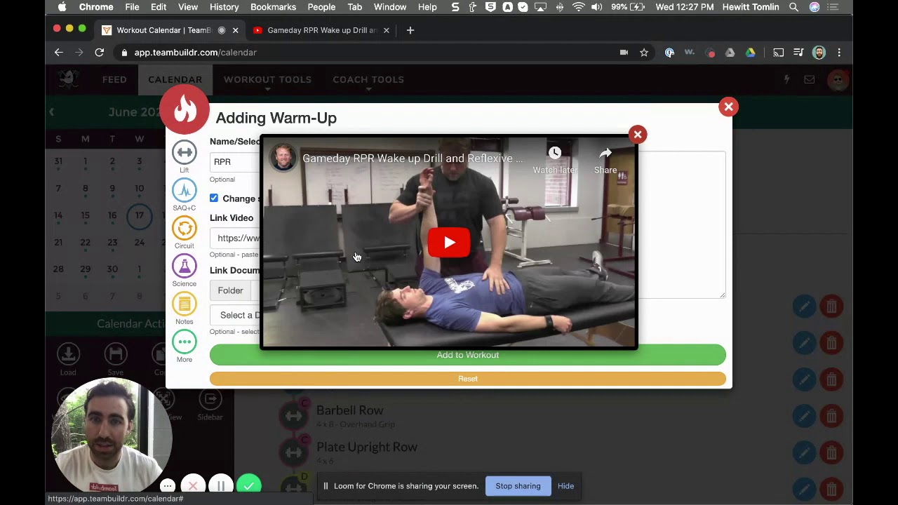 How to Program Reflexive Performance Reset (RPR)