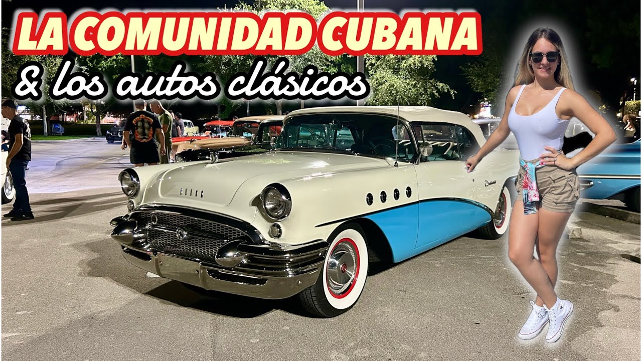La comunidad CUBANA mantiene viva su pasión por los autos clásicos americanos de los años 50.
