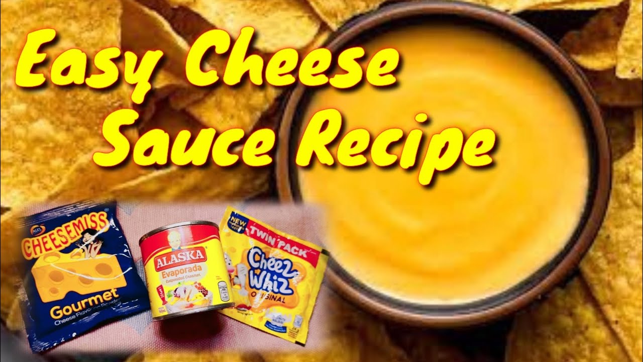EASY CHEESE SAUCE RECIPE FOR NACHOS & SAMGYUP | CHEESE SAUCE DIP RECIPE