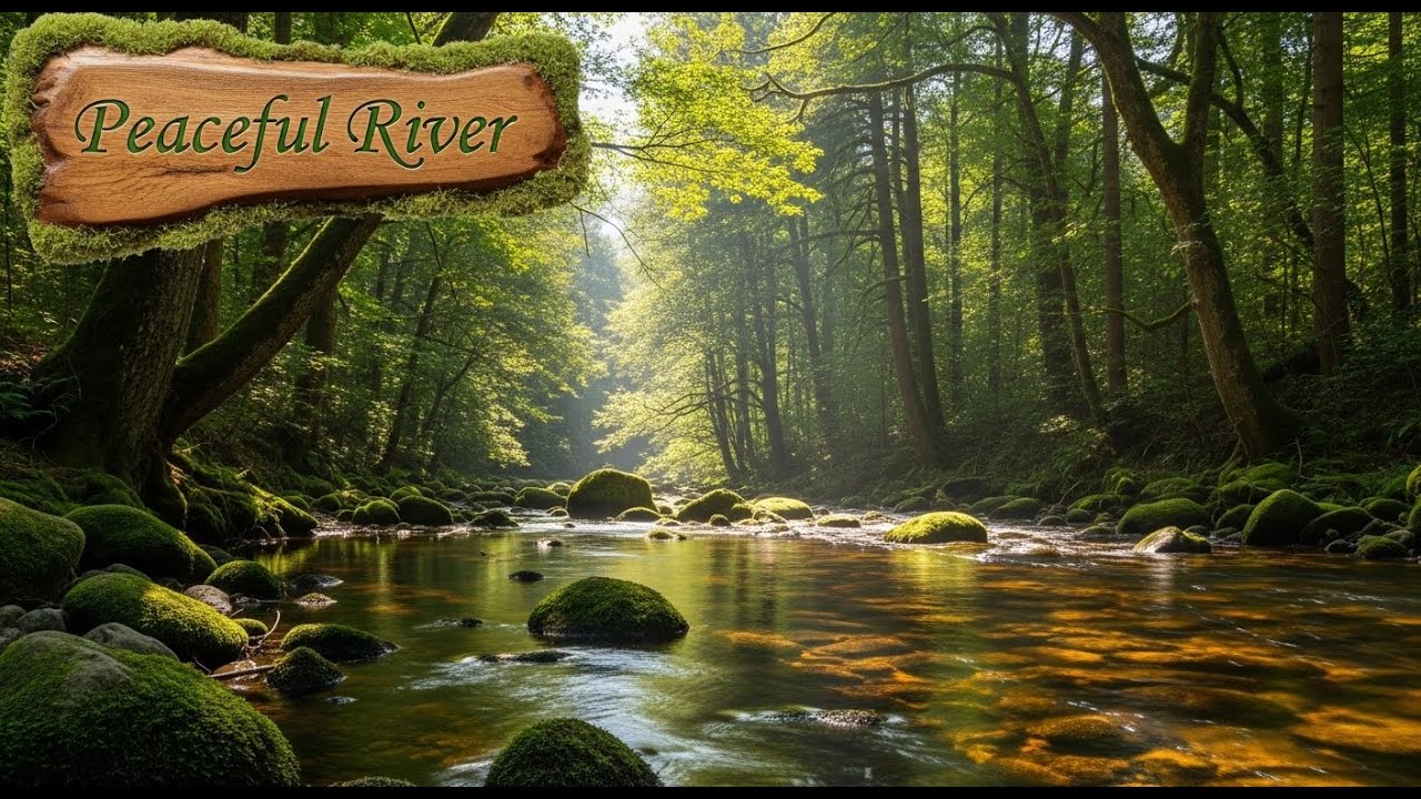 Serene River Water 🌿 Gentle Flowing Ambience for Sleep, Calm, and Meditation #955
