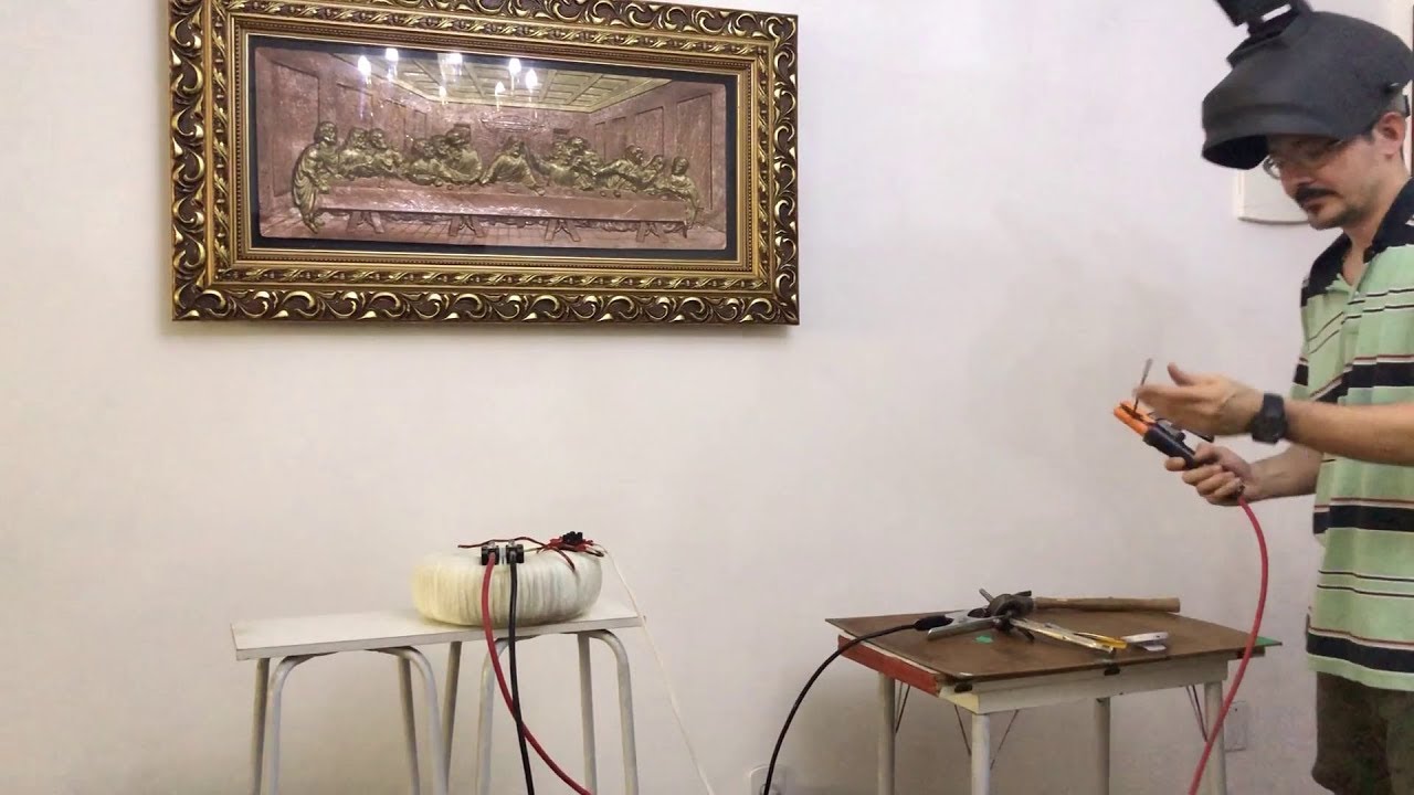 3ª Parte Fazer em casa, núcleo toroidal de transformado de alta potência.