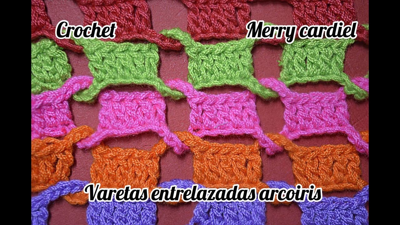 COMO TEJER VARETAS ARCOIRIS