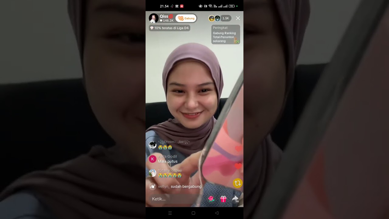 Live Balqis prank Mala😆🤣