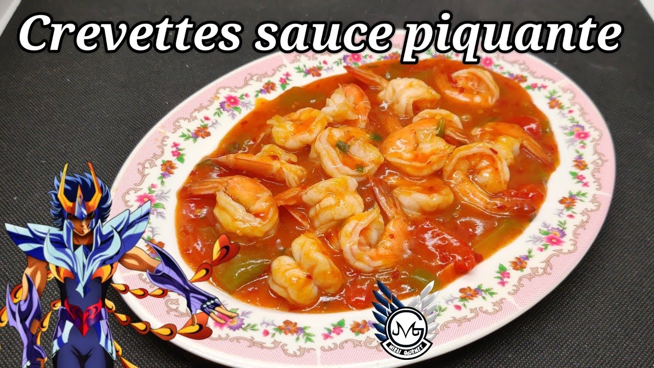 Recette Crevettes Sauce Piquante - Sweet Chili Peppers Shrimp Recipe - ENGLISH SUB