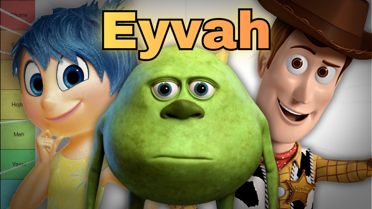 Bütün PIXAR Filmlerini İZLEDİM ve SIRALADIM...