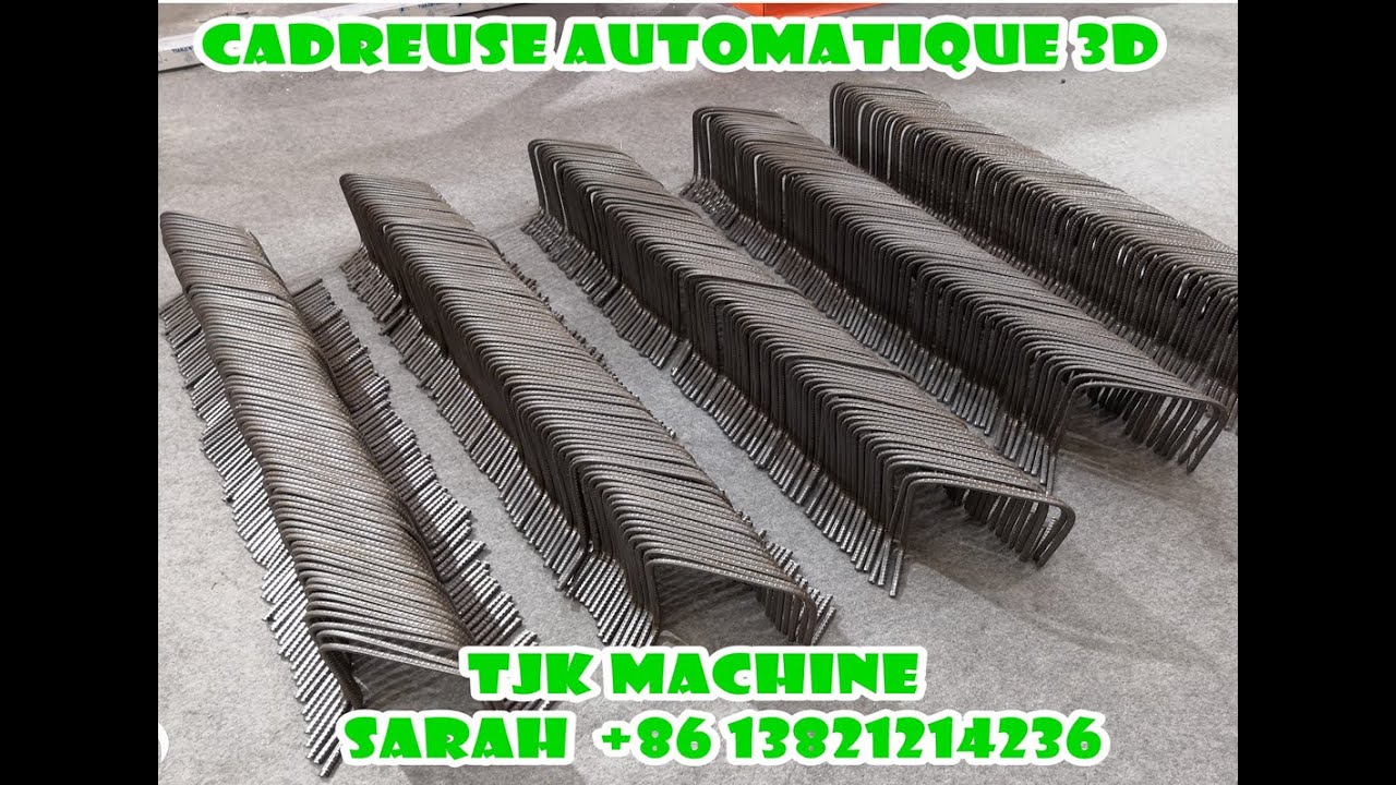 Cadreuse automatique (3D cadres diam&egrave;tre 5-13mm)