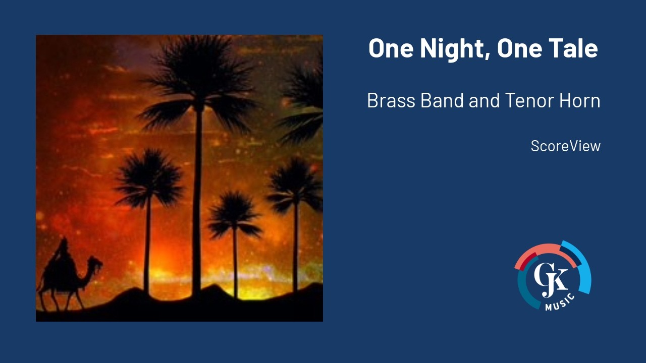 One Night One Tale - Geert Jan Kroon | Brass Band (ScoreView)