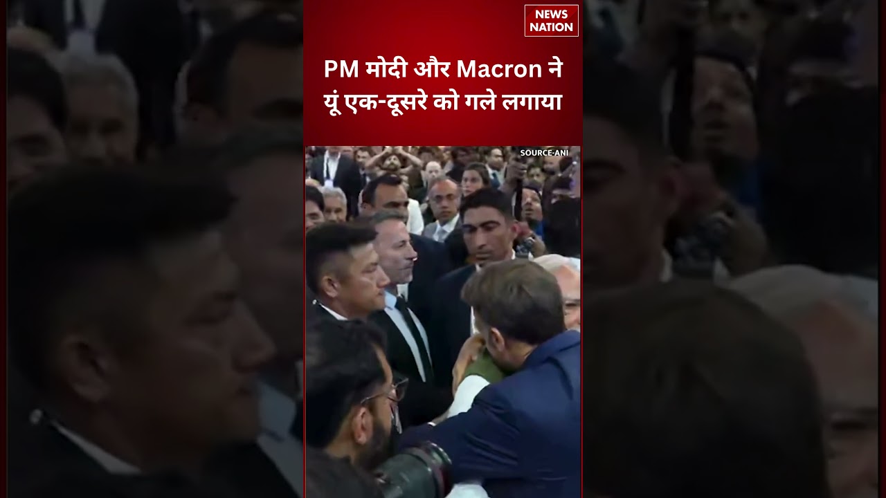 PM Modi and French President Macron&rsquo;s warm hug at VivaTech 2026 in Paris breaks Internet