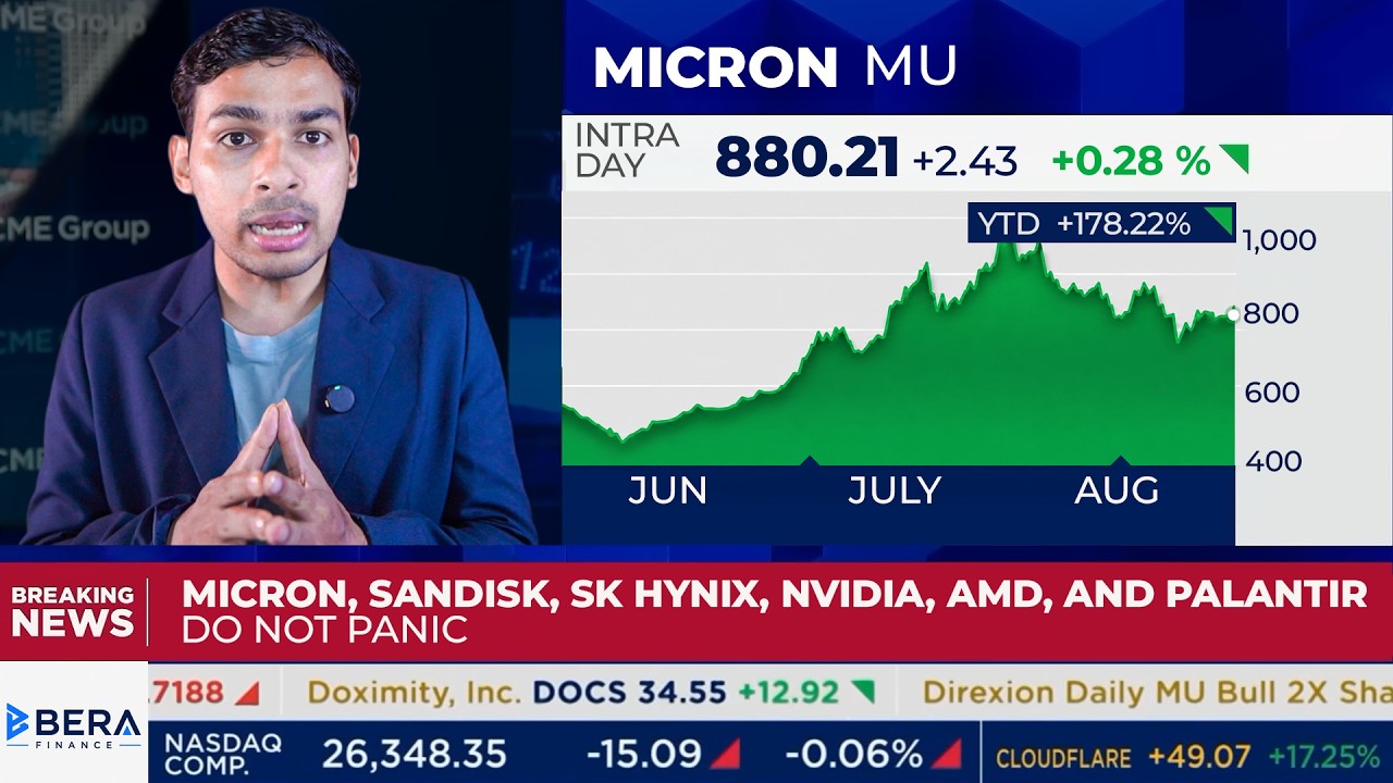 Акции ИИ рушатся, но я продолжаю их скупать (Micron, SanDisk, SK Hynix, Nvidia, AMD, Palantir)