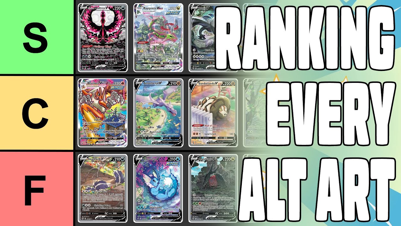 These Are The *BEST* Alt Arts (Ranking Every Sword and Shield Alternate Art Card)