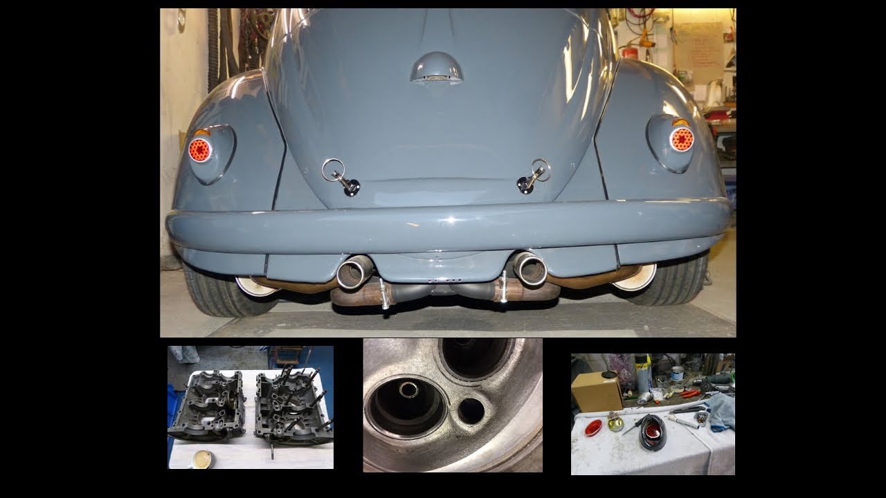 VW Käfer Teil 11.Vorbereitungen für neuen Motor und eigene Rückleuchten bauen