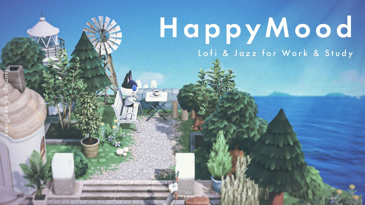 【あつ森】幸せで明るい朝に聴くLofi＆ジャズBGM｜海辺の暮らしとコーヒー☕｜作業・勉強・集中用