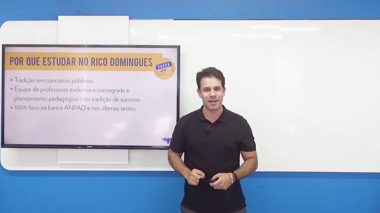 Aula demonstrativa - Curso Teste ANPAD