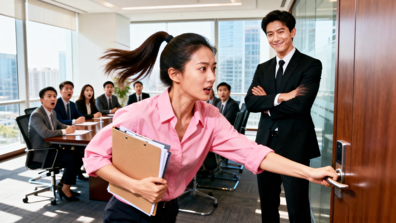 Every woman wanted the CEO, but the intern avoided him and sneaked away—caught! Love arrived!
