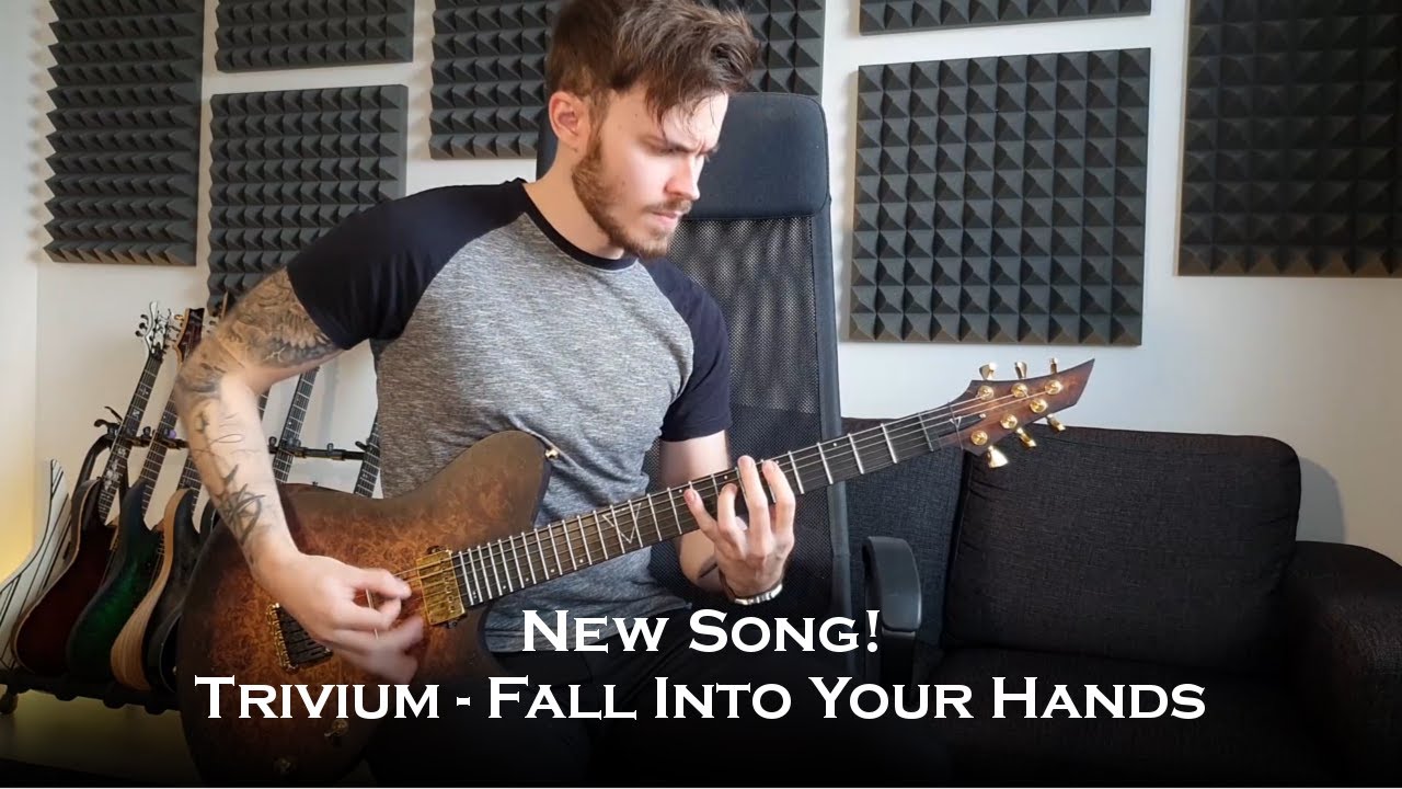 Trivium - Fall Into Your Hands (New Song Guitar Cover + All Solos)