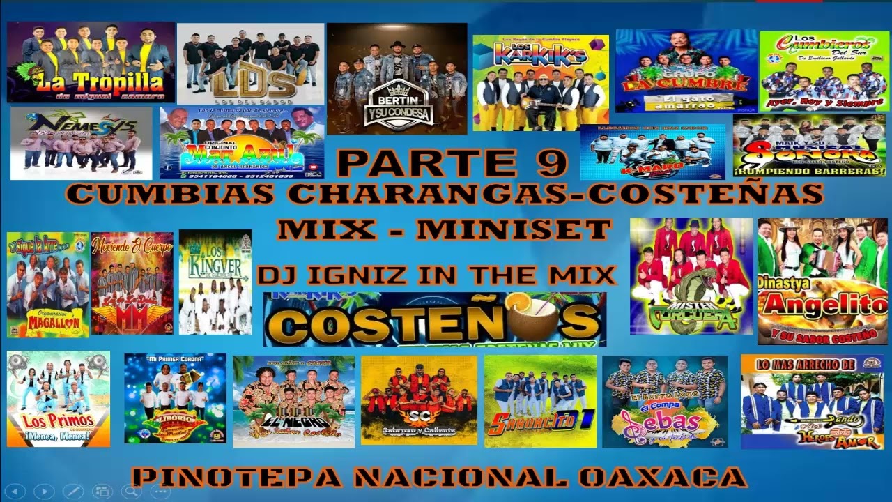 Dj Igniz | Cumbias Costeñas Mix De Guerrero Y De Oaxaca Parte 9 | Lo Mejor Para Tus Fiestas Charanga