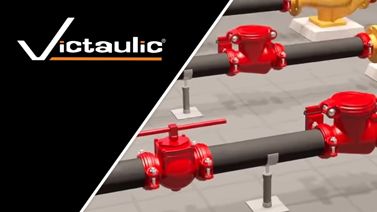 Victaulic Style 31 Grooved Pipe Coupling Installation Animation
