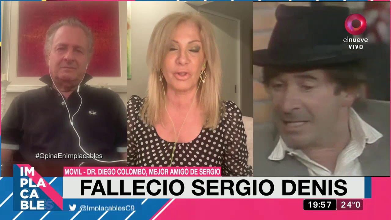El adiós a Sergio Denis
