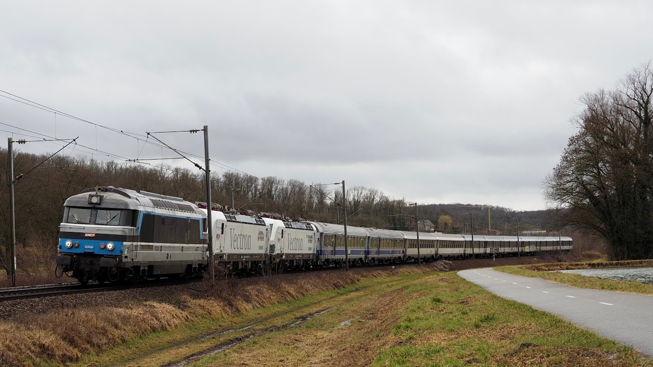 BB 67424/Vectrons/ CC 72000/ VSOE/ TGV PSE 16/TGV M et autres trains à travers la France !