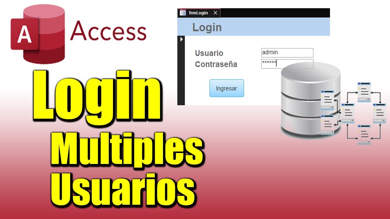 🔐Crea un LOGIN en Access para Múltiples Usuarios💻 | Validación de Acceso Paso a Paso