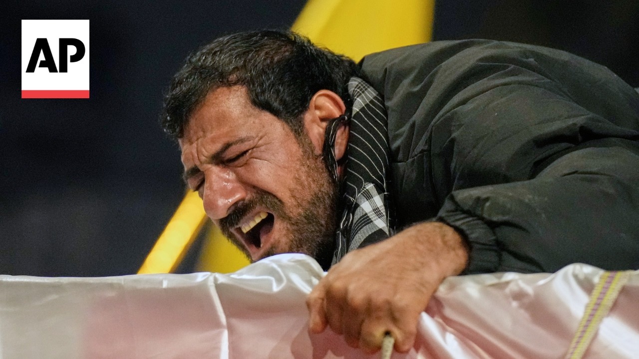 Funeral held for PMF fighters killed by an airstrike in Iraq
