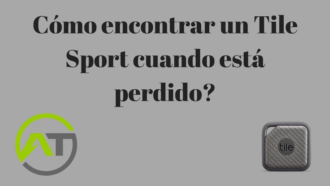 Cómo encontrar un Tile Sport cuando está perdido?