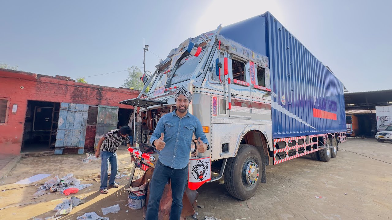 ASHOK LEYLAND 2820HF CONTAINER BODY FULL LUXURY WORK BY GILL TRUCK BODY @gilltruckbody 