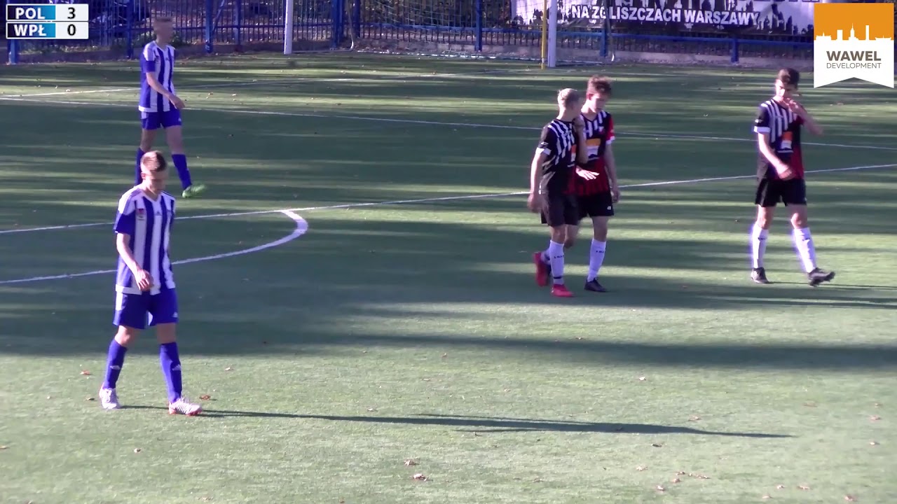 POLONIA WARSZAWA -WISŁA PŁOCK 7:0 (3:0) - EKSTRALIGA JUNIORÓW MŁODSZYCH, SKRÓT