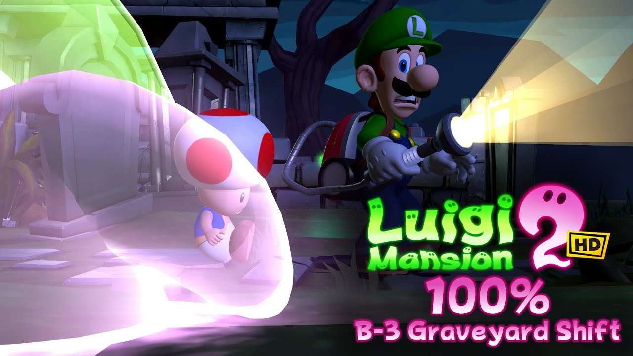Luigi's Mansion 2 HD 100% Walkthrough – B-3 Graveyard Shift