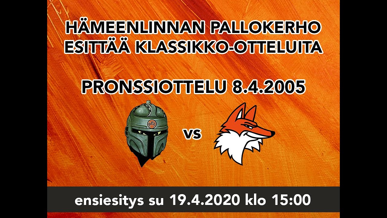 Kerho-klassikko HPK-Lukko (pronssiottelu) 8.4.2005