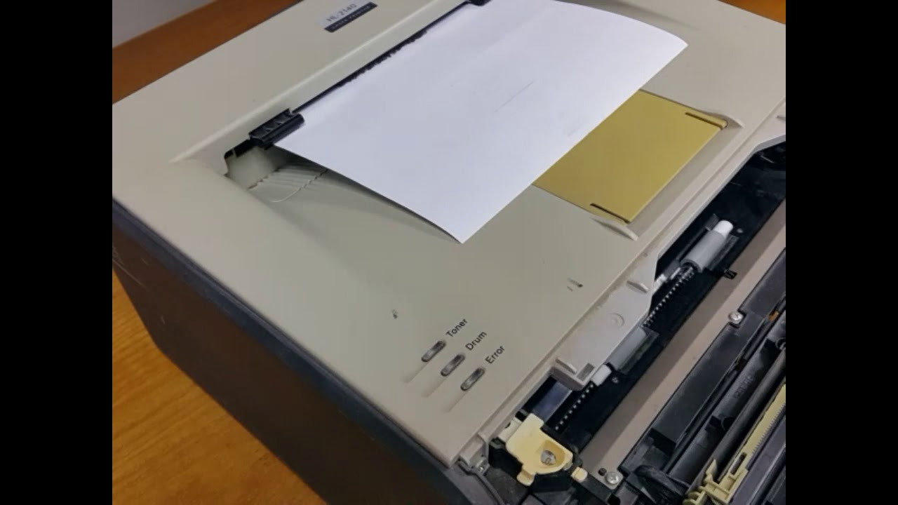 Brother HL 2140 Paper feed Problem  إصلاح سحب الورق